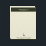 Mental Health Psychotherapists and Counsellors  Letterhead<br><div class="desc">A modern minimalist letterhead for therapists and counsellors,  you can easily customize it to you branding and add your logo if you do have one.</div>