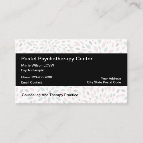 Mental Health Psychotherapy Business Card