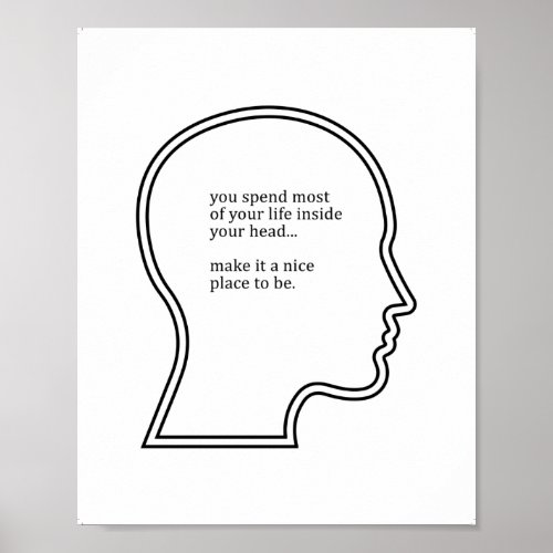 Mental Health Quotes Office Wall Dcor Poster