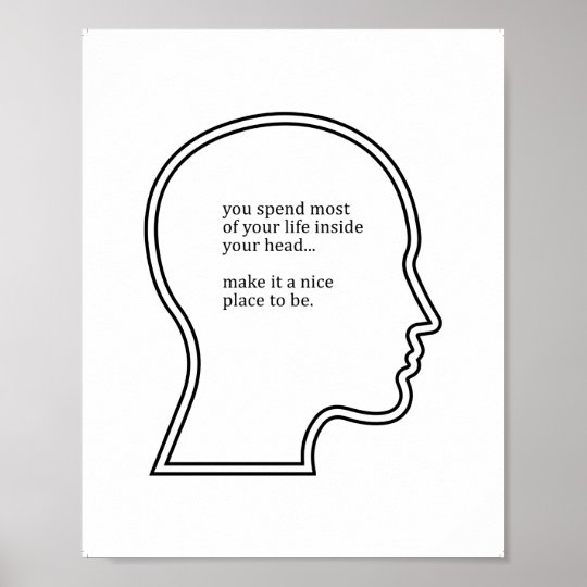 Mental Health Quotes, Office Wall Décor Poster