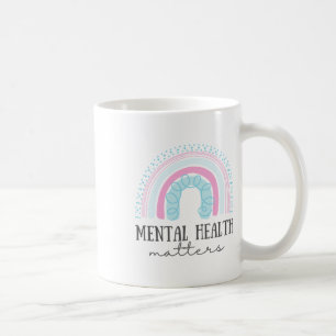 Mental Health S Awareness Brain Therapist Be Kind  Coffee Mug