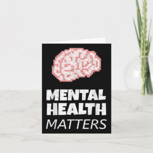 Mental Health S Awareness Human Brain Mental Healt Card