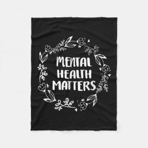 Mental Health S Awareness Suicide Prevention Fleece Blanket