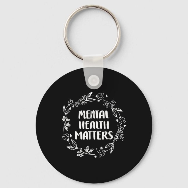 Mental Health S Awareness Suicide Prevention  Keychain (Front)