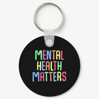 Mental Health S Depression Awareness Support Color Keychain