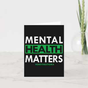 Mental Health S End The Stigma Awareness Card