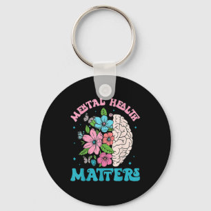 Mental Health S Human Brain Illness Awareness Keychain