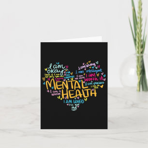 Mental Health S Mental Awareness Gift  Card