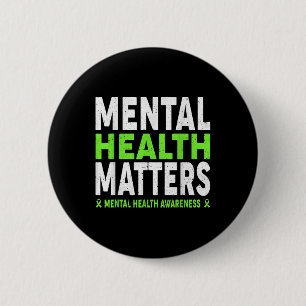 Mental Health S Mental Health Awareness Month Ribb Button