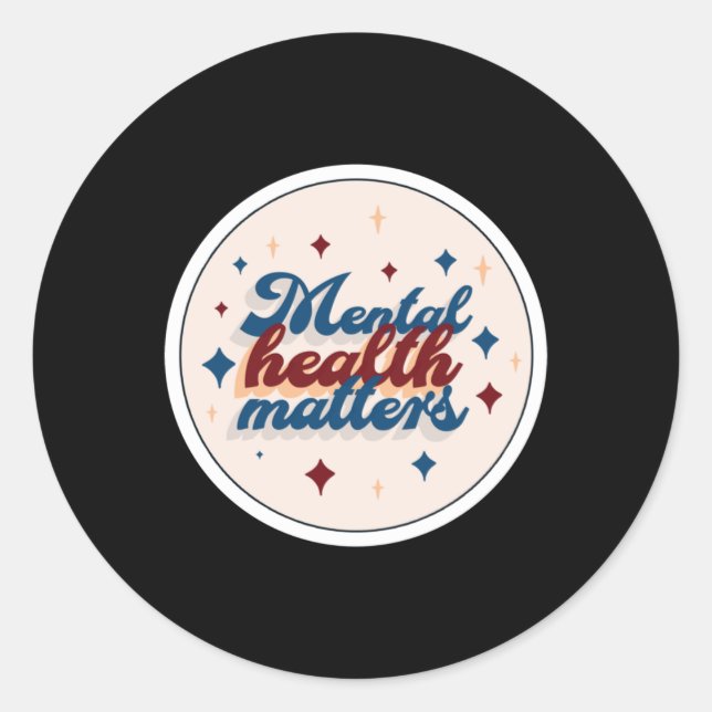 Mental Health S Sticker12  Classic Round Sticker (Front)