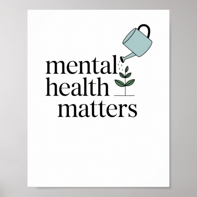 Mental Health S Sticker21  Poster (Front)