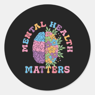 Mental Health S Sticker38  Classic Round Sticker