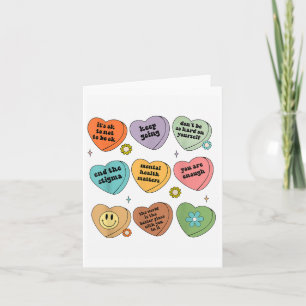 Mental Health S You Are Enough Self Care Awareness Card
