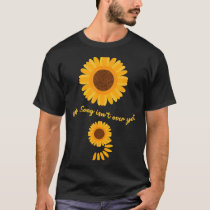 Mental Health Semicolon Sunflower Suicide Preventi T-Shirt