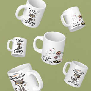 Mental Health Simulated by Cat Jokes Coffee Mug