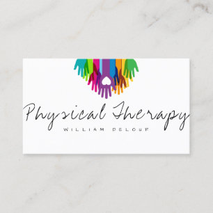 Mental Health Specialist Physical Therapy Health Business Card