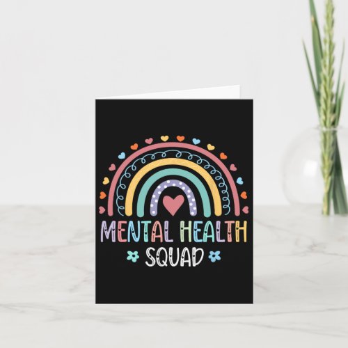 Mental Health Squad Brain Illness Mental Health Aw Card