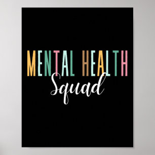 Mental Health Squad Mental Health Awareness Poster