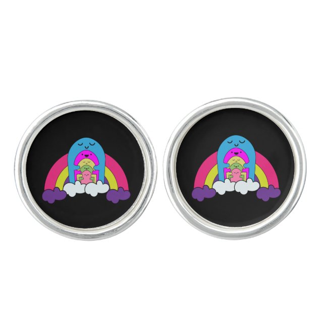 Mental Health Support Cufflinks (Front)