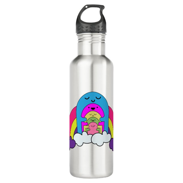 Mental Health Support Stainless Steel Water Bottle (Front)