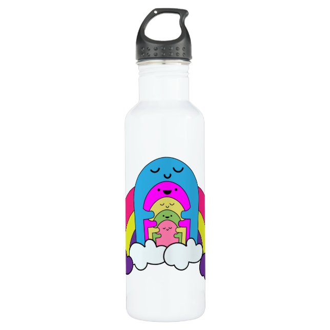 Mental Health Support Stainless Steel Water Bottle (Front)