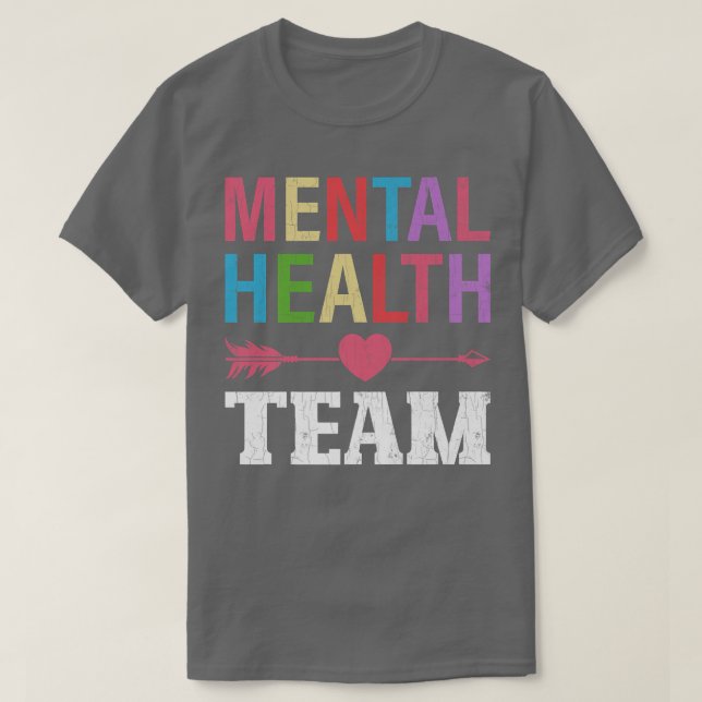 Mental Health Team Awareness Therapist Graphic5426 T-Shirt (Design Front)