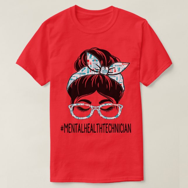 Mental Health Technician Week Appreciation Women M T-Shirt (Design Front)