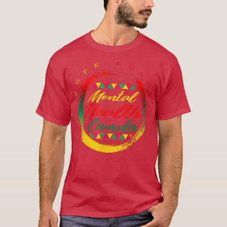 Mental Health Therapist Black Therapist Student Af T-Shirt
