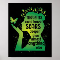 Mental Health Thoughts Could Leave Scars Poster