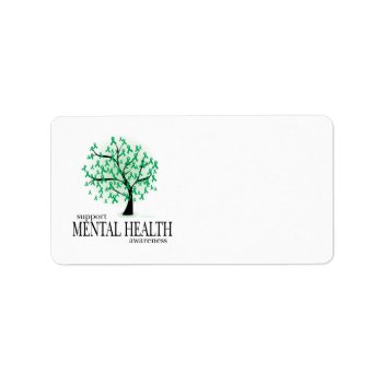 Mental Health Tree Label by fightcancertees at Zazzle