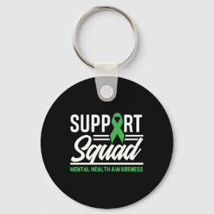 Mental Health Warrior Support Squad Mental Health Keychain