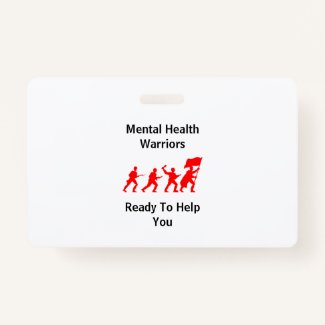 Mental Health Warriors Badge