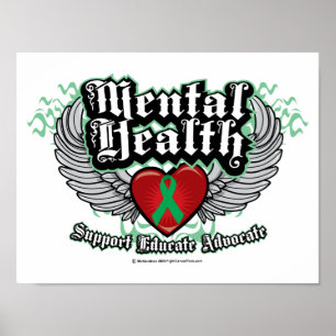 Mental Health Wings Poster