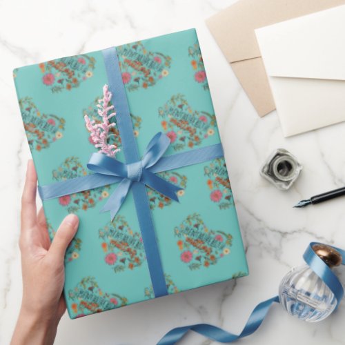 Mental health wrapping paper