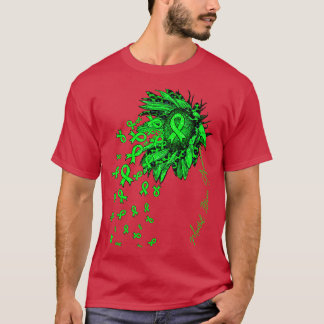 Mental Illness Awareness Sunflower ribbon flowers T-Shirt