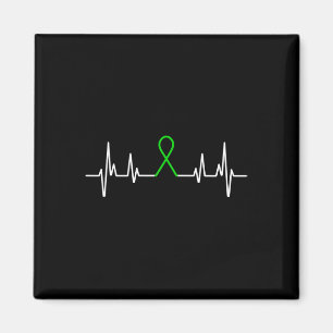 Mental Illness Green Ribbon Mental Health Awarenes Magnet