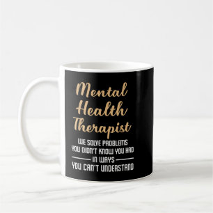 Mental Illness Health Counselor Gift - Therapist Q Coffee Mug