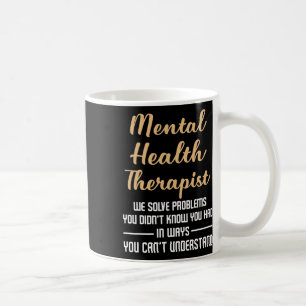 Mental Illness Health Counselor Gift - Therapist Q Coffee Mug