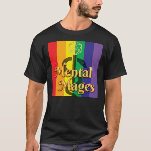 Mental Mages Pride Logo   T_Shirt
