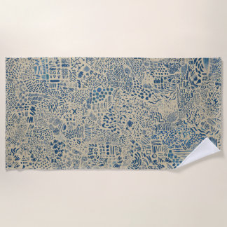 Mental Noise V01 Beach Towel