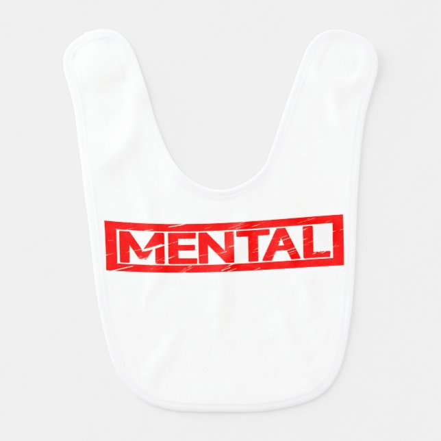 Mental Stamp Baby Bib (Front)