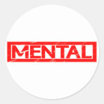 Mental Stamp Classic Round Sticker