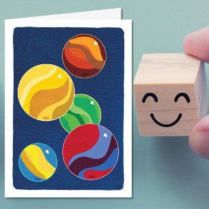 Mental Therapy Thanks Marbles Card