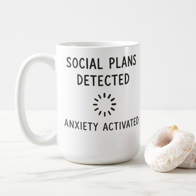Mentally Canceled Already , Funny Introvert Mug  (With Donut)