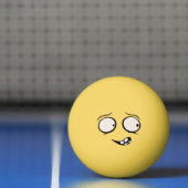 Mentally Deranged Funny Face Ping Pong Ball (Net)