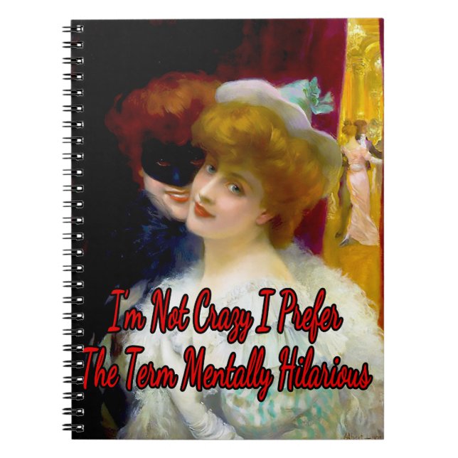 Mentally Hilarious, Le Ball Masque by Albert Lynch Notebook (Front)