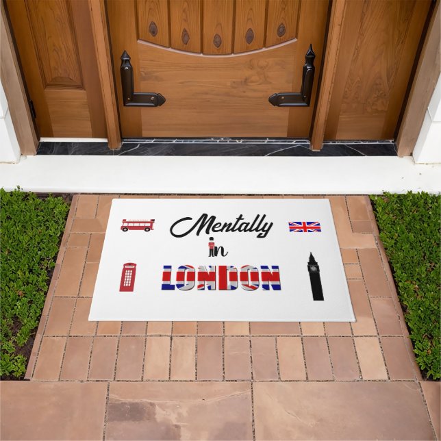 Mentally In London Doormat (Outdoor)