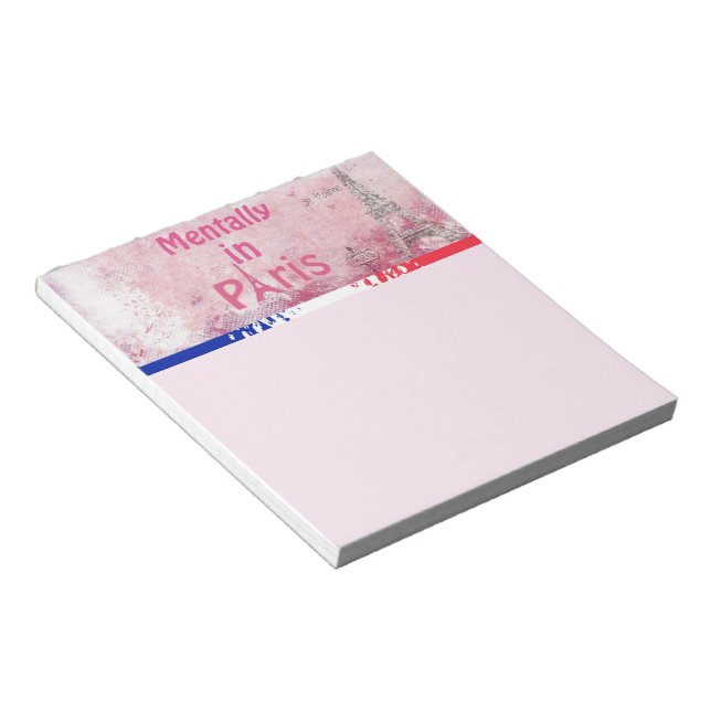 Mentally In Paris Notepad (Angled)