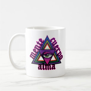 Mente Cuerpo Alma coffee mug Spanish spirituality