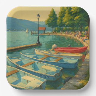 Menthon Saint Bernard Paper Plates